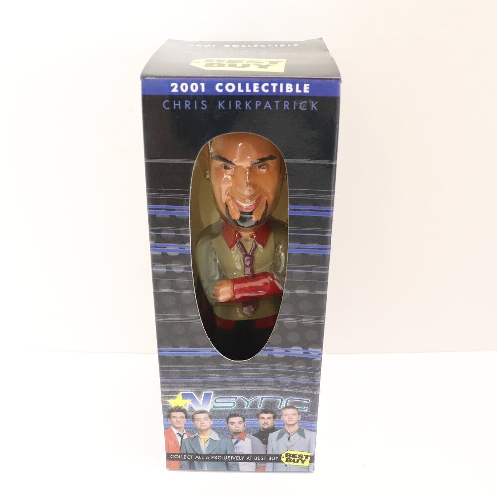 Nsync Bobble Head of Chris Kirkpatrick New in Box made in 2001 a Collectable